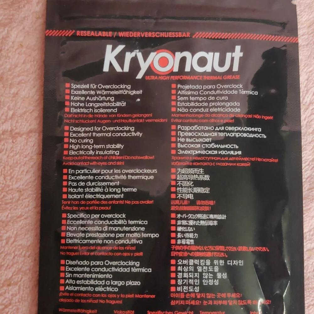 New in package kryonaut ultra high performance thermal grease - Picture 3 of 3